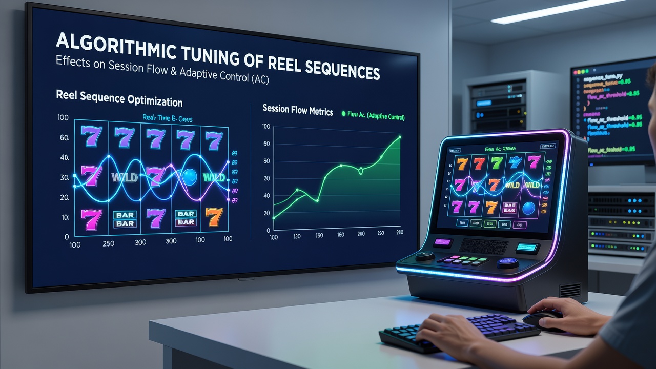 Side-by-side comparison of reel sequences running on mobile and desktop slot interfaces
