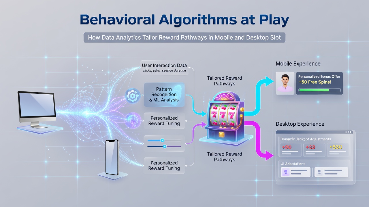 Comparison of mobile and desktop slot interface analytics dashboards highlighting tailored reward adjustments