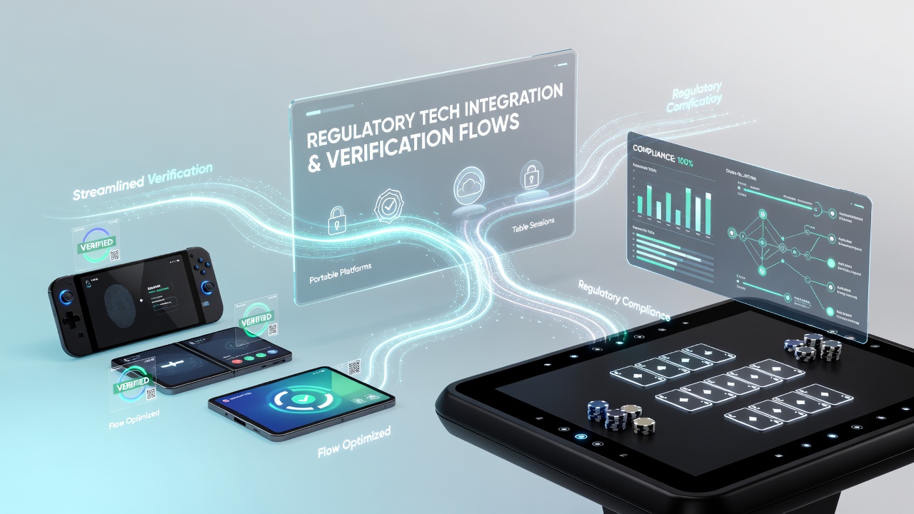 Regulatory technology integrations streamlining verification flows on mobile gaming devices and interactive table platforms