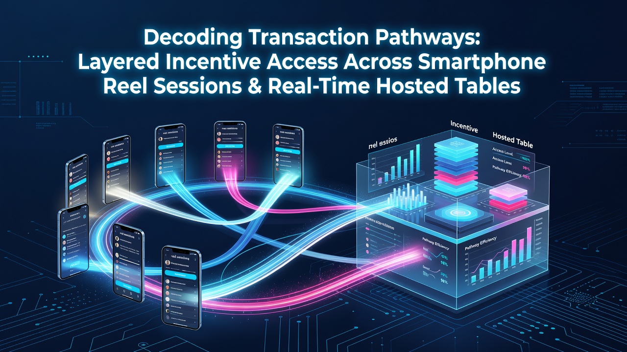 Smartphone displaying slot reels with transaction flow overlays connecting to live dealer tables