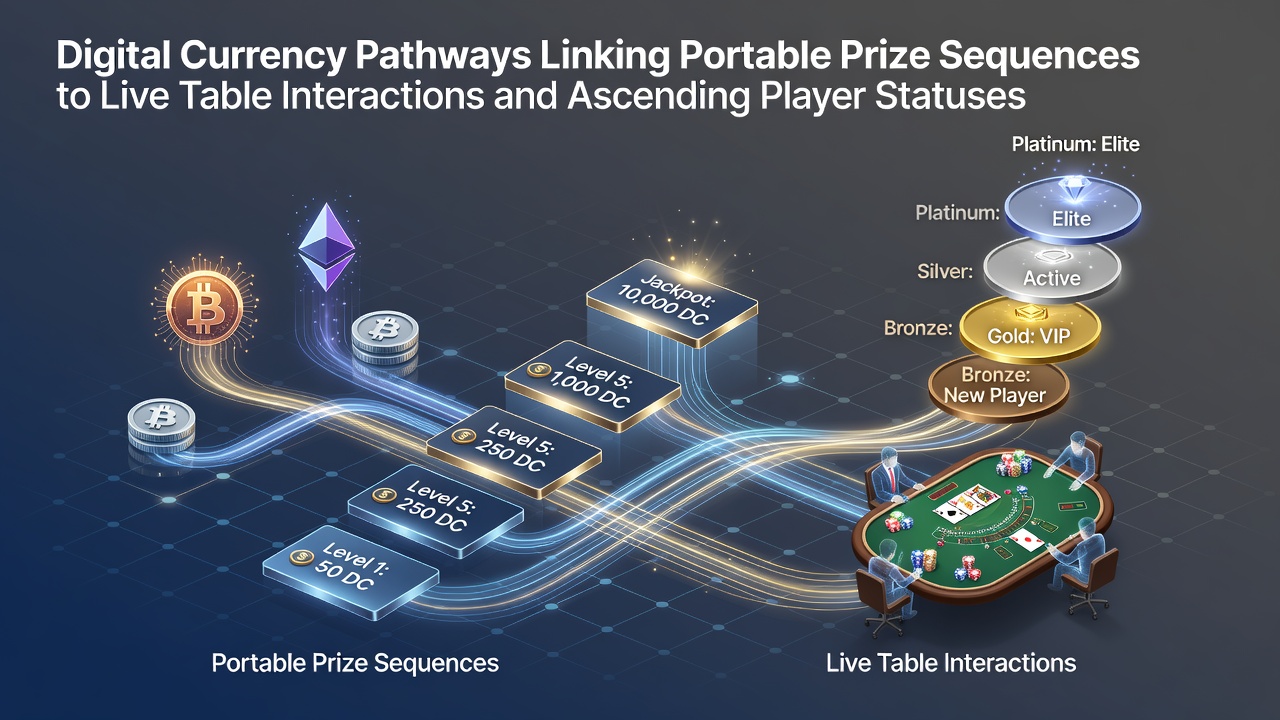 Digital wallet interface showing cryptocurrency transfers between mobile slot sequences and live casino tables