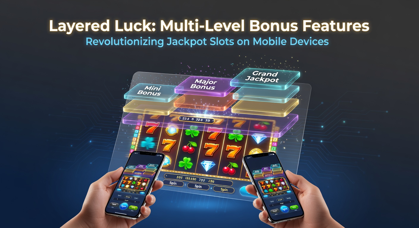 Vibrant mobile screen displaying layered jackpot slot bonuses with cascading multipliers and progressive tiers unlocking in real-time