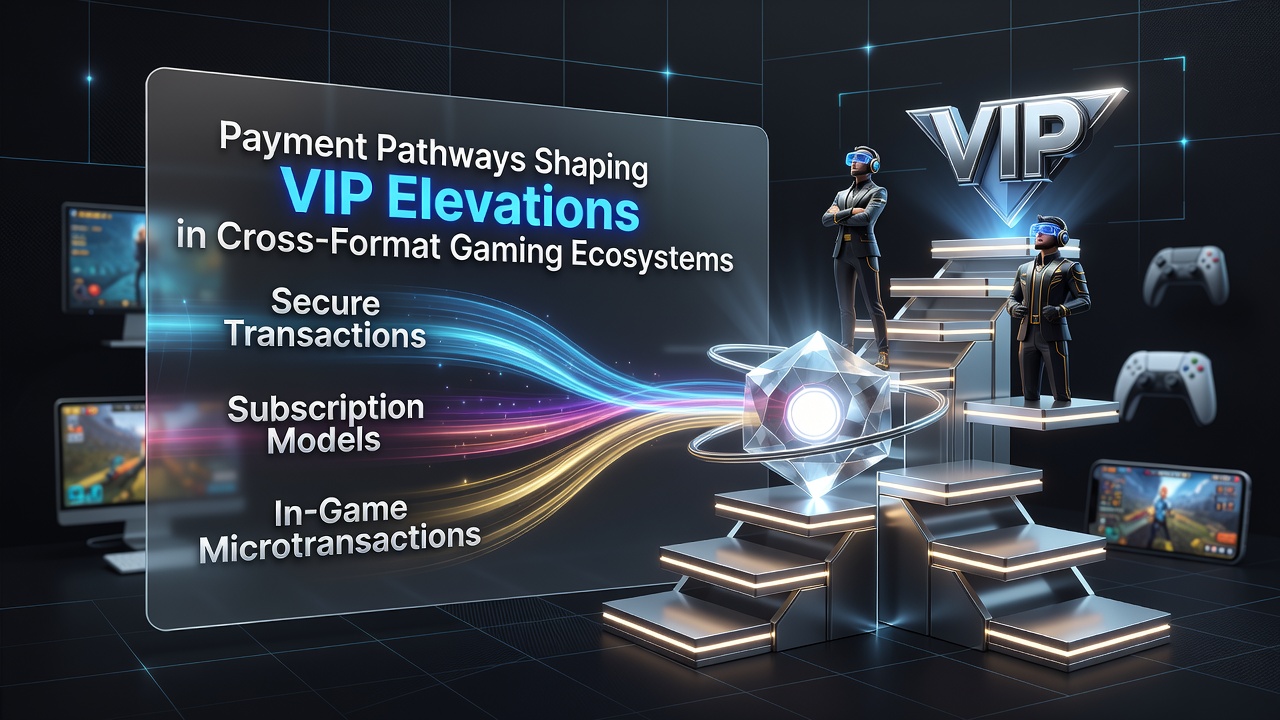 Illustration of interconnected payment pathways linking mobile slots, live dealer tables, and VIP tier progression across gaming platforms
