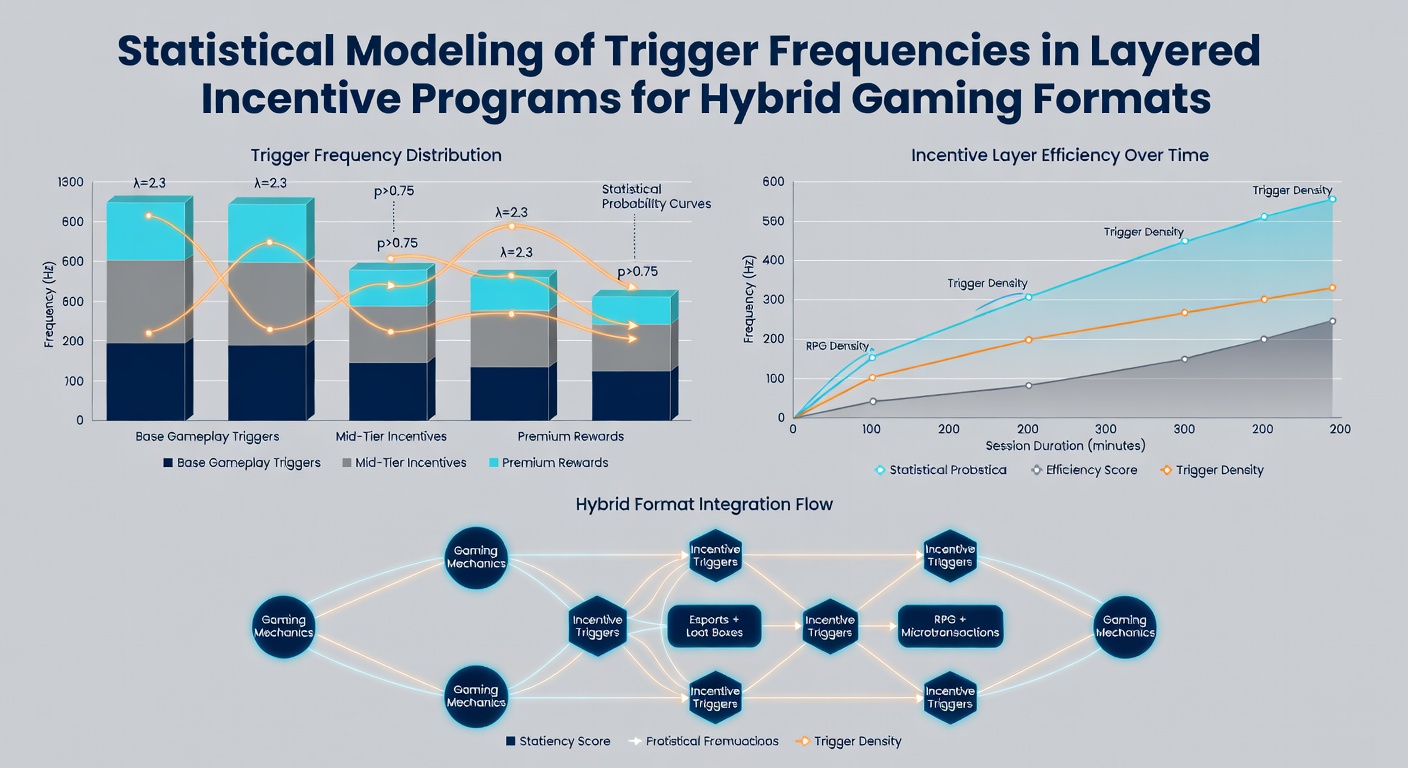 Data visualization charts showing frequency distributions and hazard rates for incentive triggers in hybrid gaming sessions