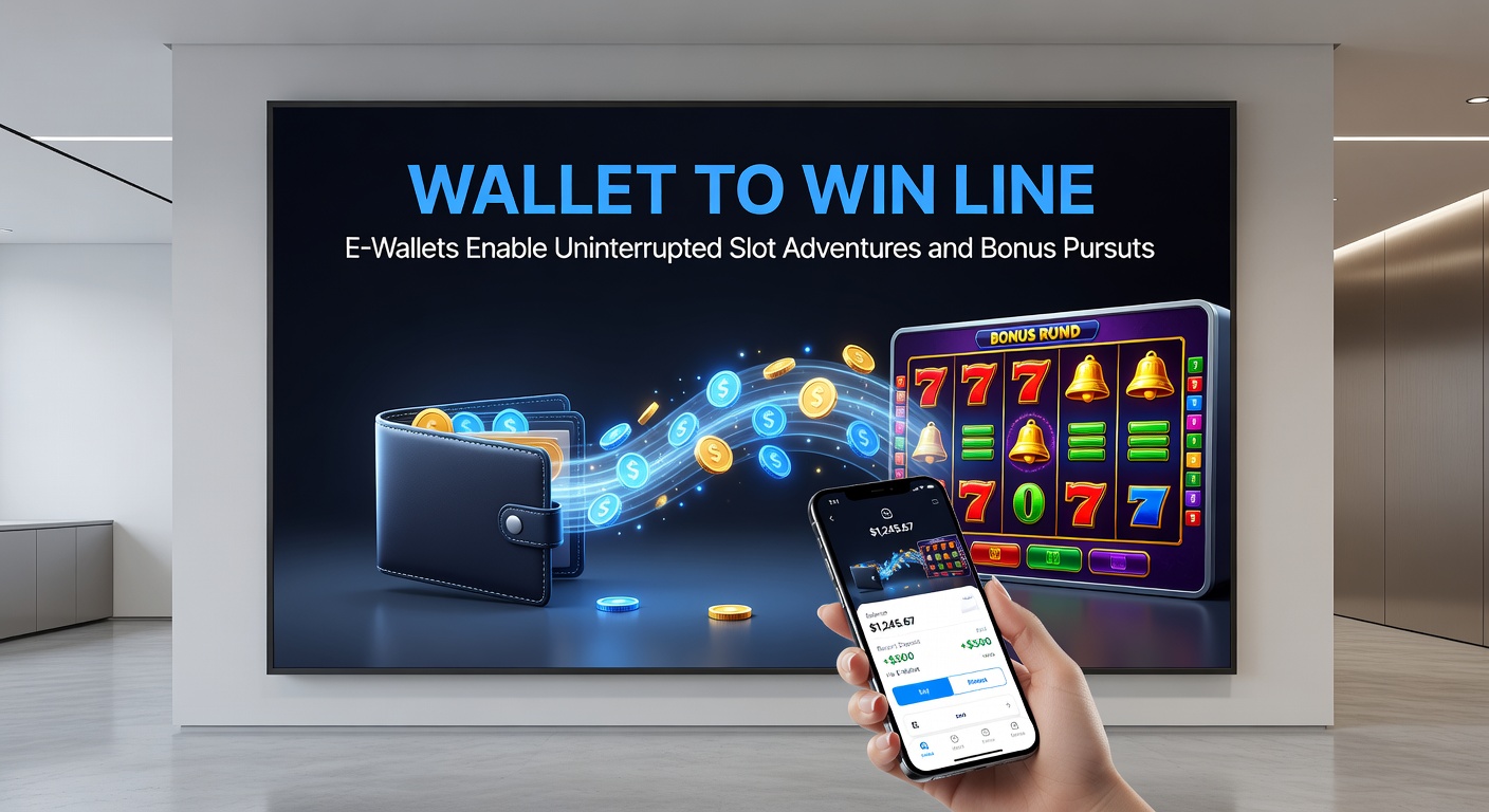 E-wallet interface displaying quick withdrawal confirmation next to a slot jackpot win notification