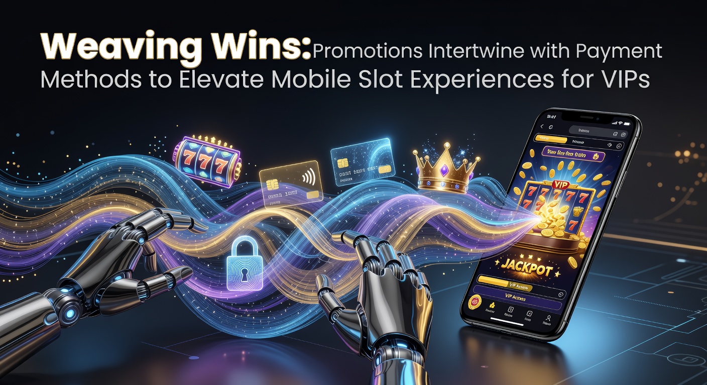 VIP player on mobile device accessing exclusive slot promotions linked to seamless payment options